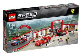 LE75889 Taller definitivo de Ferrari LEGO® Speed Champions