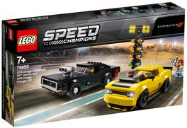 LE75893 Dodge Challenger SRT Demon de 2018 y Dodge Charger R/T de 1970 LEGO® Speed Champions