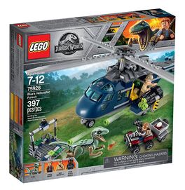 LE75928 Persecución en helicóptero de Blue LEGO® Jurassic World?