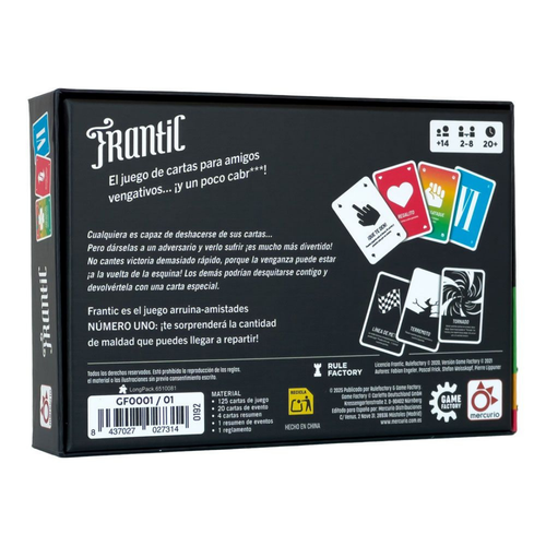 JUEGO FRANTIC