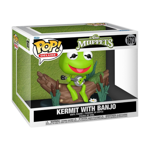 FUNKO POP! DELUXE: BARRIO SÉSAMO - RANA GUSTAVO CON EL BANJO