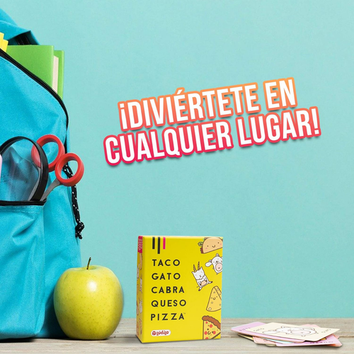 JUEGO TACO, GATO, CABRA, QUESO, PIZZA