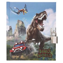 TOP MODEL - DIARIO CON CANDADO DINO WORLD