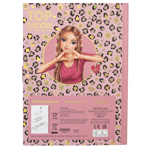 TOP MODEL - DIARIO CON CÓDIGO SECRETO LEOHEART