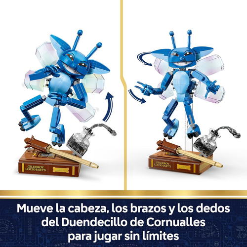 LEGO HARRY POTTER – DUENDECILLO DE CORNUALLES CON LIBRO Y VARITA DE GILDEROY LOCKHART