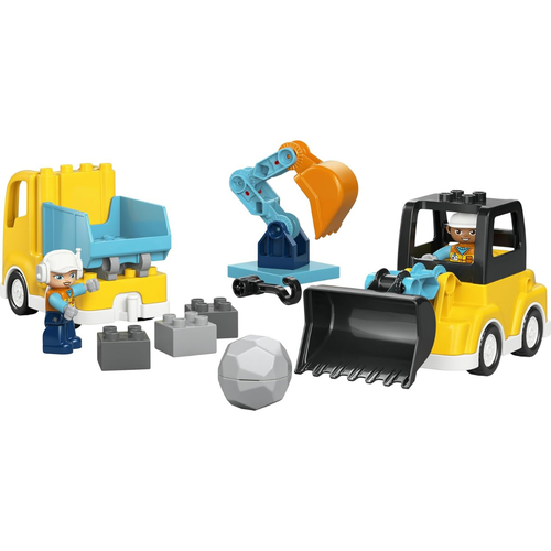 LEGO DUPLO - VEHÍCULOS DE CONSTRUCCIÓN 3 EN 1