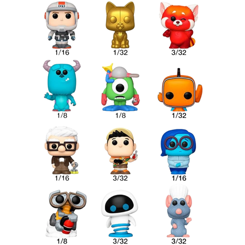 FUNKO BITTY POP! DISNEY: PIXAR - PACK DE 3 SOBRES SORPRESA