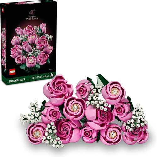 LEGO BOTANICALS - RAMO DE ROSAS ROSADAS