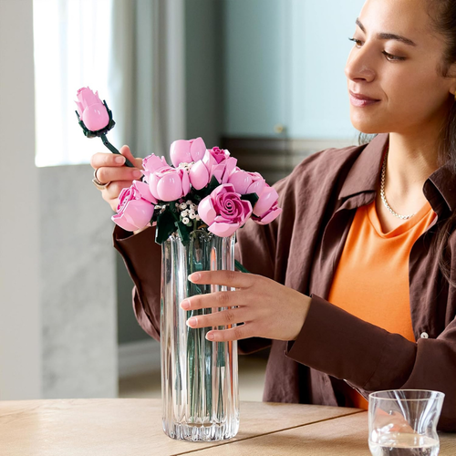LEGO BOTANICALS - RAMO DE ROSAS ROSADAS
