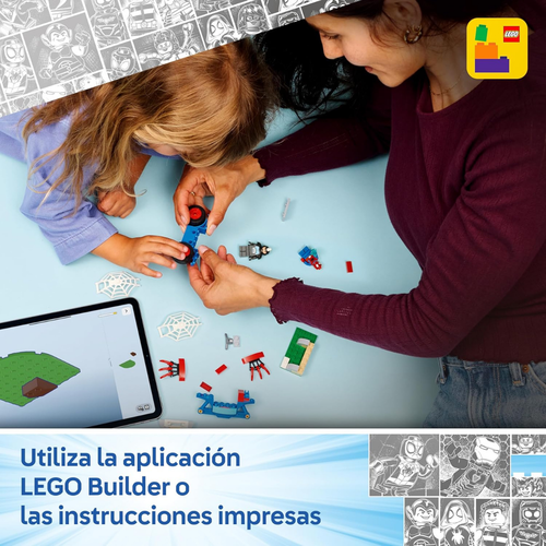 LEGO MARVEL - SPIDEY EN SU MOTO VS RINO