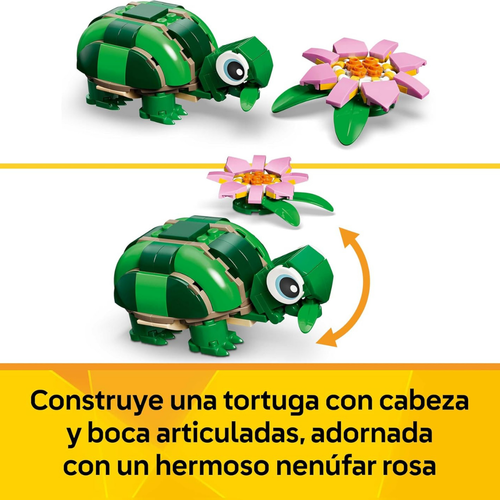 LEGO CREATOR 3EN1 - TORTUGA CON FLOR DE NENÚFAR