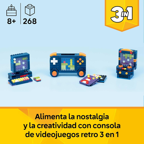 LEGO CREATOR 3EN1 - CONSOLA DE VIDEOJUEGOS RETRO