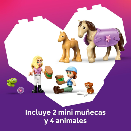 LEGO FRIENDS - REMOLQUE PARA CABALLO Y POTRILLO