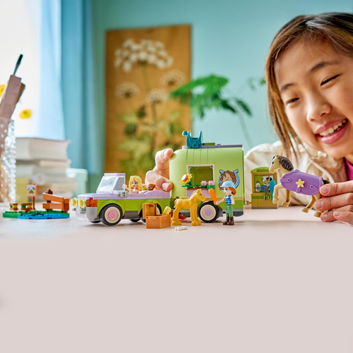 LEGO FRIENDS - REMOLQUE PARA CABALLO Y POTRILLO