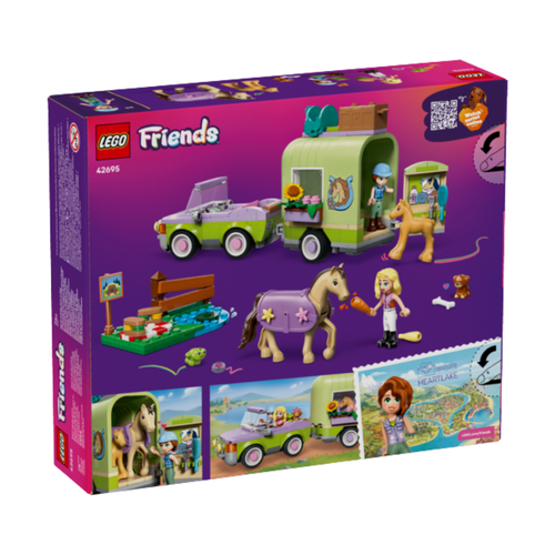 LEGO FRIENDS - REMOLQUE PARA CABALLO Y POTRILLO