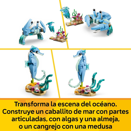 LEGO CREATOR 3EN1 - ANIMALES MARINOS: HERMOSOS DELFINES