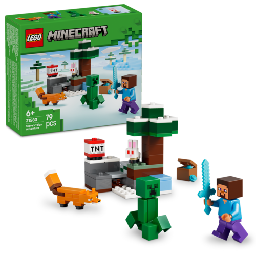 LEGO MINECRAFT - LA AVENTURA DE STEVE EN LA TAIGA