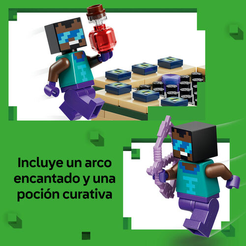LEGO MINECRAFT - EL VIAJE POR EL NETHER Y EL PORTAL AL END