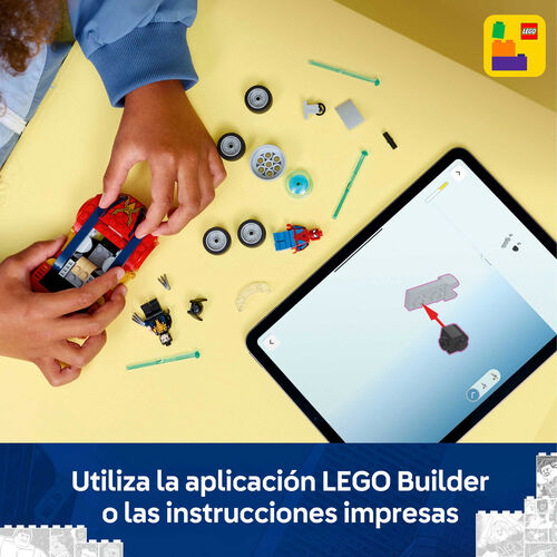 LEGO MARVEL - COCHE DE SPIDER-MAN VS LOBEZNO VENOMIZADO