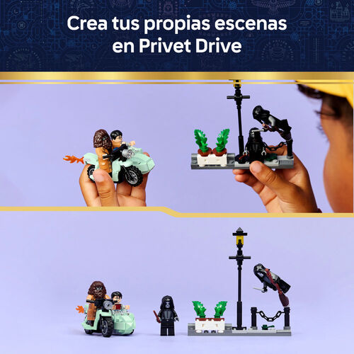LEGO HARRY POTTER - HAGRID Y HARRY: HUIDA DE PRIVET DRIVE