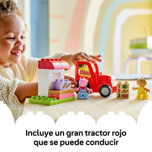LEGO DUPLO - TRACTOR Y MERCADO PEPPA PIG