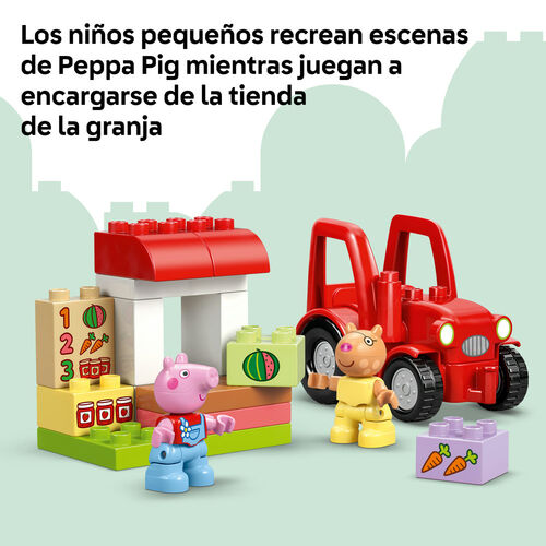 LEGO DUPLO - TRACTOR Y MERCADO PEPPA PIG