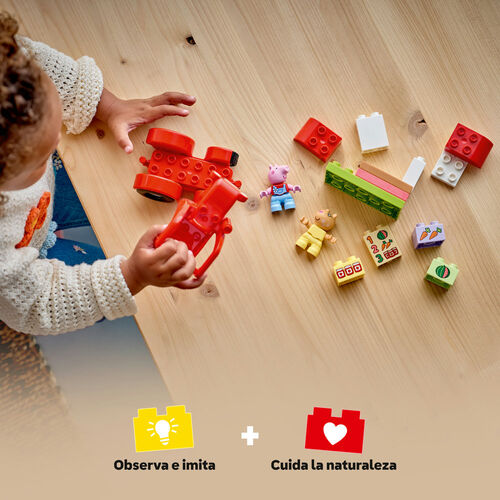 LEGO DUPLO - TRACTOR Y MERCADO PEPPA PIG