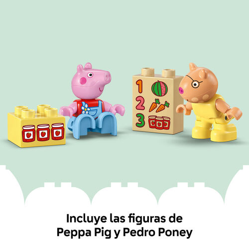 LEGO DUPLO - TRACTOR Y MERCADO PEPPA PIG