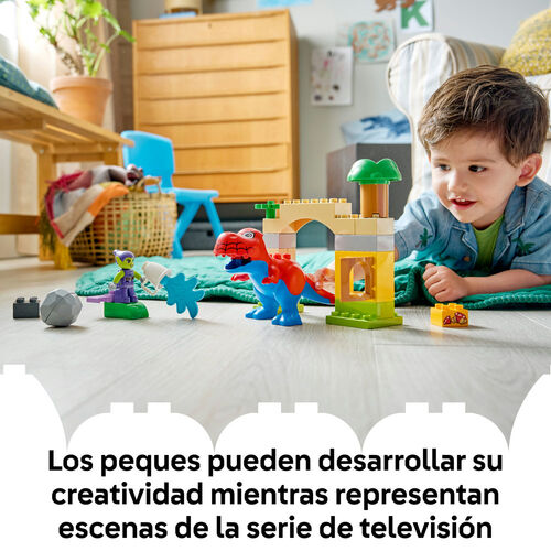 LEGO DUPLO - DINOSAURIO SPIDEY-REX VS. DUENDE VERDE
