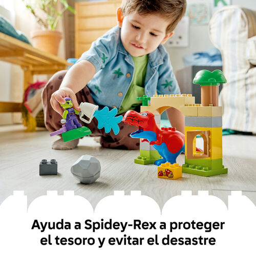 LEGO DUPLO - DINOSAURIO SPIDEY-REX VS. DUENDE VERDE