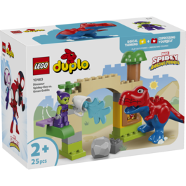 LEGO DUPLO - DINOSAURIO SPIDEY-REX VS. DUENDE VERDE