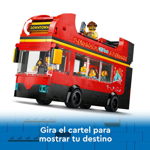 LEGO CITY - AUTOBÚS TURÍSTICO ROJO DE DOS PLANTAS