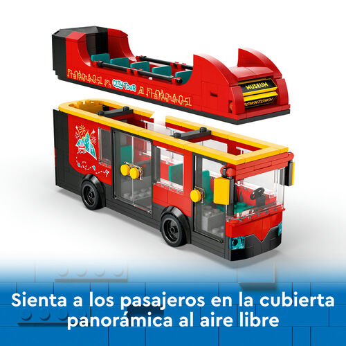 LEGO CITY - AUTOBÚS TURÍSTICO ROJO DE DOS PLANTAS
