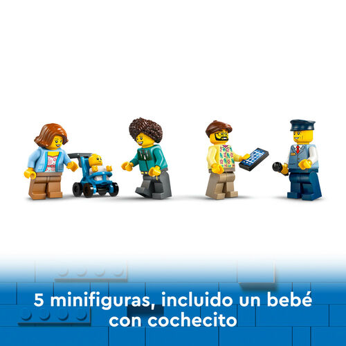 LEGO CITY - AUTOBÚS TURÍSTICO ROJO DE DOS PLANTAS