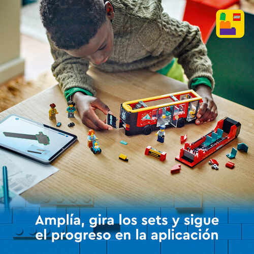 LEGO CITY - AUTOBÚS TURÍSTICO ROJO DE DOS PLANTAS