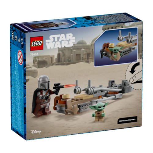 LEGO STAR WARS - MOTO SPEEDER DEL MANDALORIANO Y GROGU