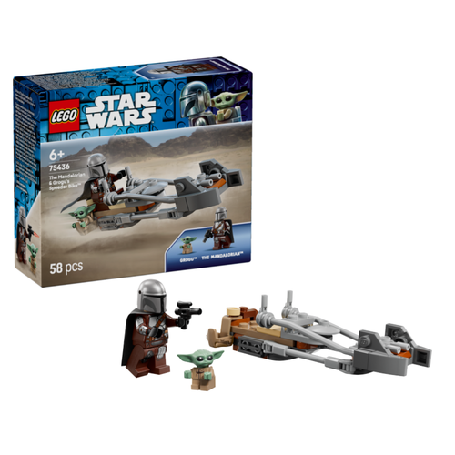 LEGO STAR WARS - MOTO SPEEDER DEL MANDALORIANO Y GROGU