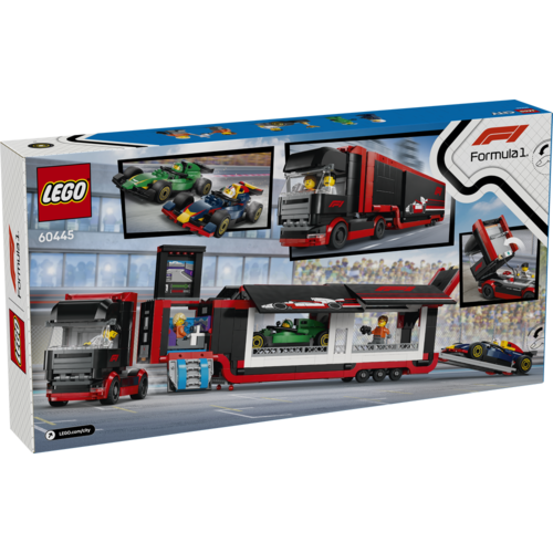 LEGO CITY - CAMIÓN DE F1 CON COCHES DE F1 RB20 Y AMR24