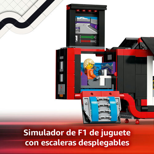 LEGO CITY - CAMIÓN DE F1 CON COCHES DE F1 RB20 Y AMR24