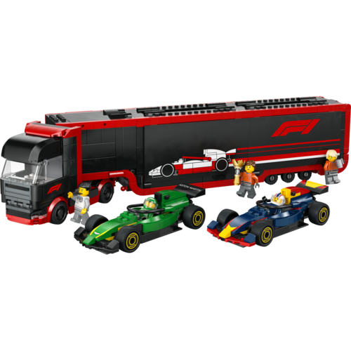 LEGO CITY - CAMIÓN DE F1 CON COCHES DE F1 RB20 Y AMR24