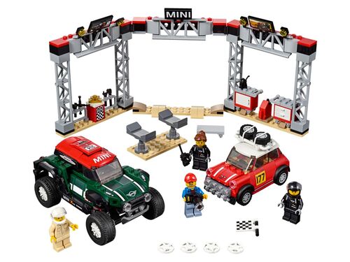 LE75894 Mini Cooper S Rally de 1967 y MINI John Cooper Works Buggy de 2018 LEGO® Speed Champions