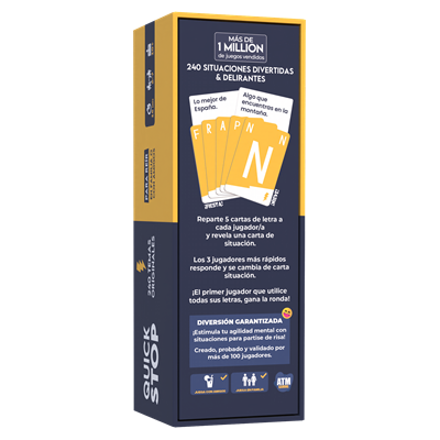 JUEGO DE CARTAS - QUICK STOP