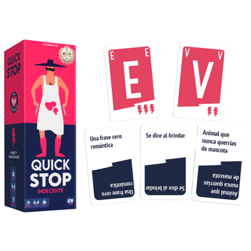 JUEGO DE CARTAS PARA FIESTAS - QUICK STOP INDECENTE