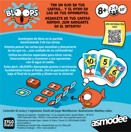 JUEGO DE CARTAS - BLOOPS