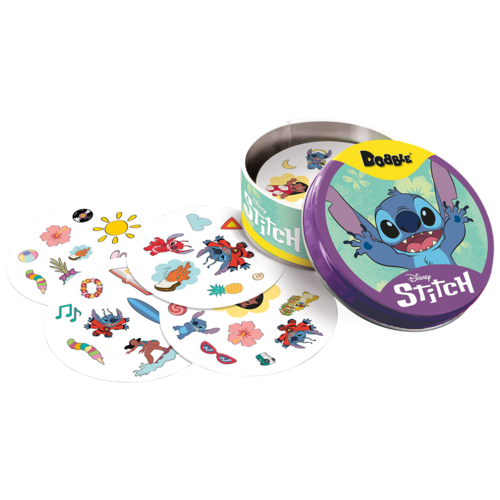 DOBBLE DISNEY STITCH - JUEGO DE CARTAS CON PERSONAJES DISNEY