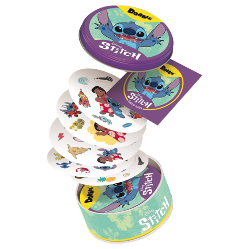 DOBBLE DISNEY STITCH - JUEGO DE CARTAS CON PERSONAJES DISNEY