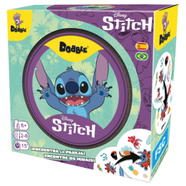 DOBBLE DISNEY STITCH - JUEGO DE CARTAS CON PERSONAJES DISNEY