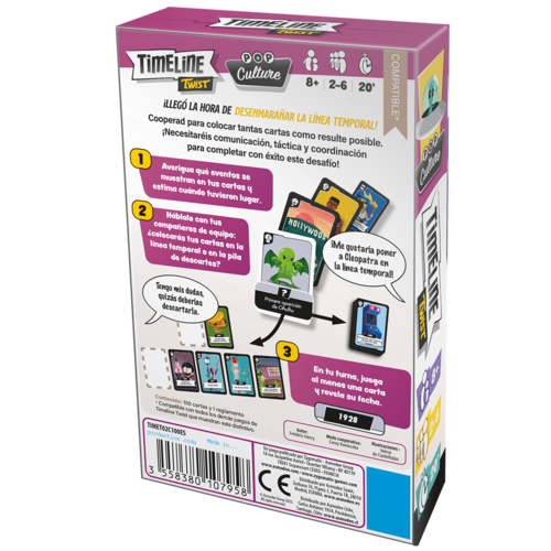 JUEGO DE CARTAS - TIMELINE TWIST POP CULTURE