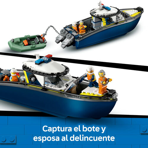 LEGO CITY - PERSECUCIÓN EN BARCO DE POLICÍA