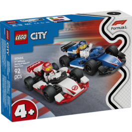 LEGO CITY - COCHES DE F1 WILLIAMS RACING Y HAAS F1